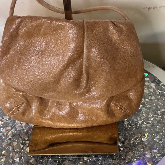 Vintage Fossil Small Leather Brown Flap Snap Crossbody. - Picture 2 of 6